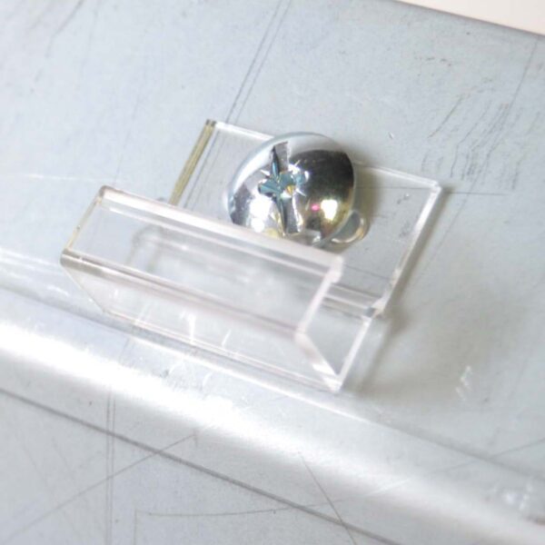 Plastic Frame Wall Clip (Clear)