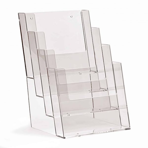 Counter Standing A5 Portrait Leaflet Holder (Four Tiers)