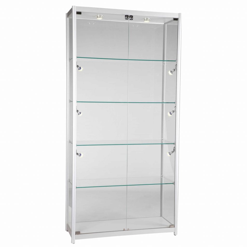 Glass Display Showcase Tall Extra Wide - The Display Centre