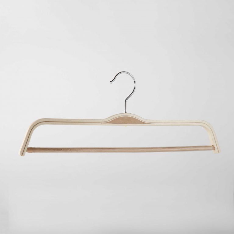 Laminated Wooden Trouser Hangers (370 mm) For Sale Fast UK Delivery