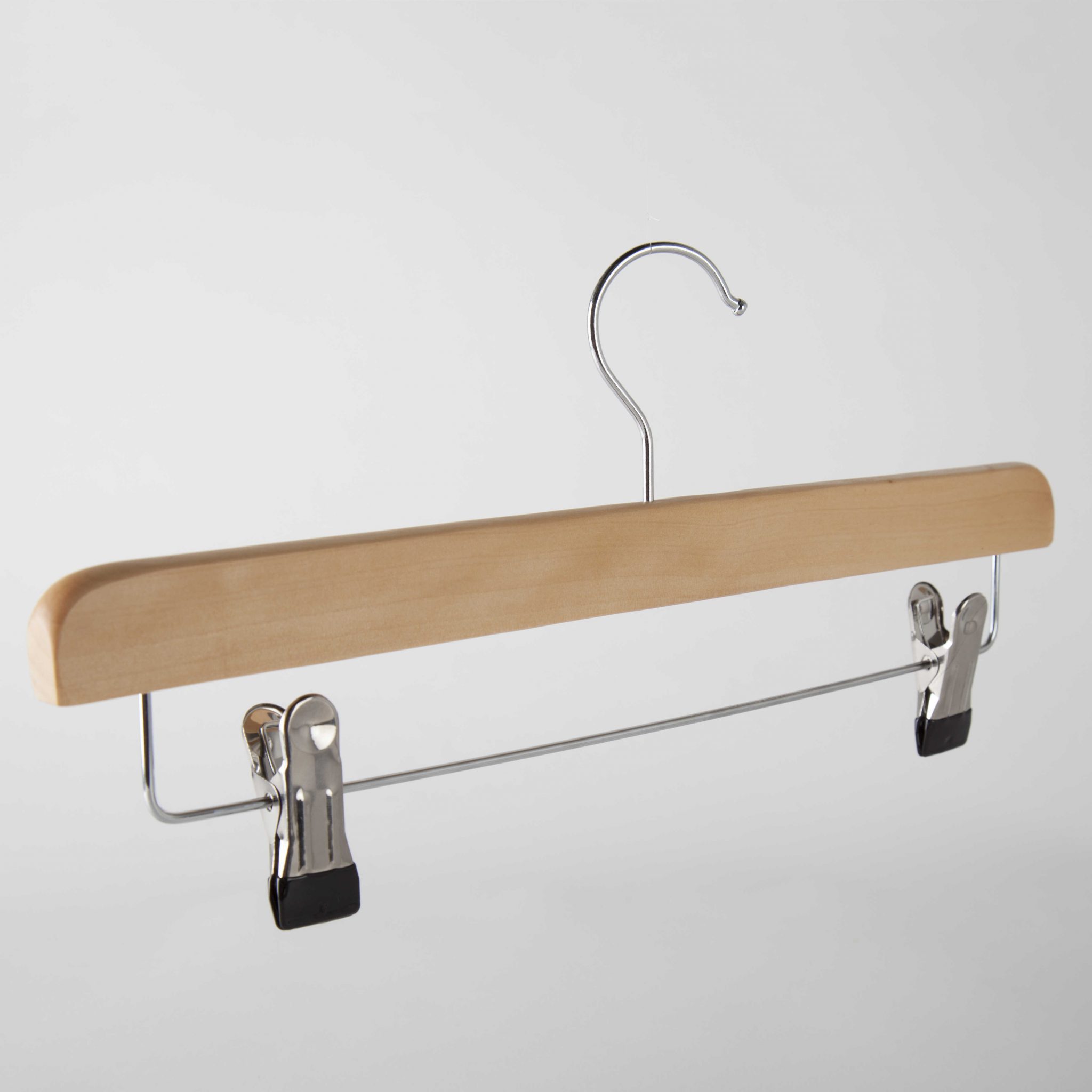Expanding Metal Skirt Hangers Sleek & Chrome The Display Centre UK