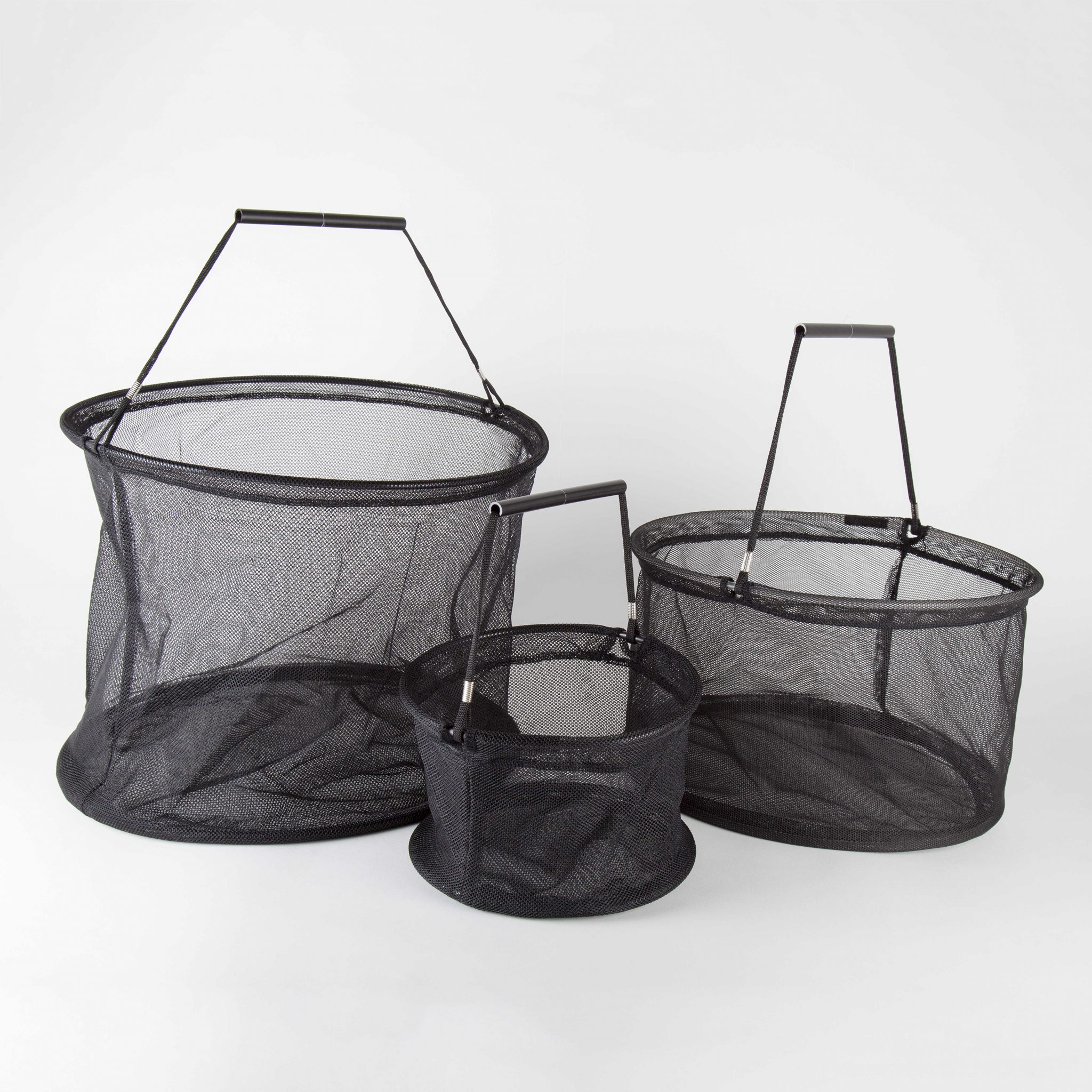 Black Net Shopping Basket 8", 10", 12" & 16" Diameter