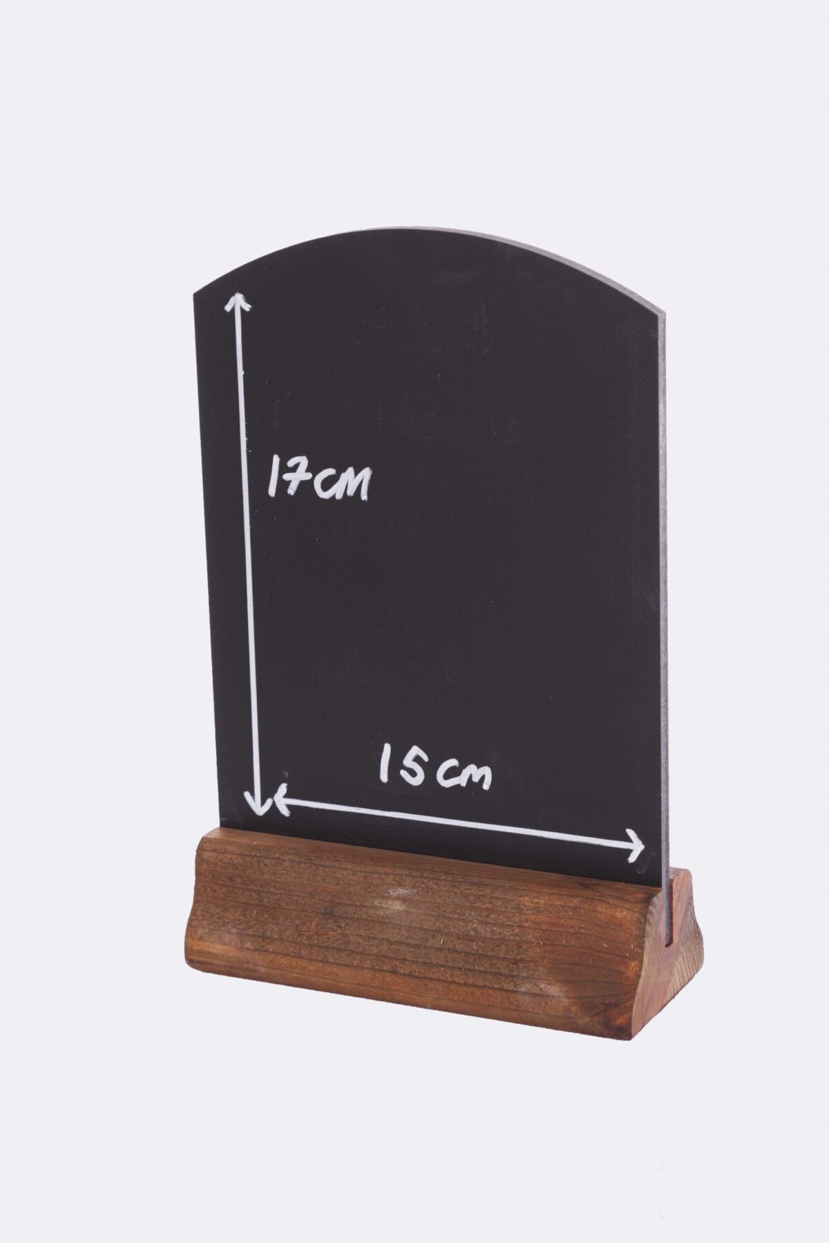 A5 Table Top Chalkboard with Wooden Base
