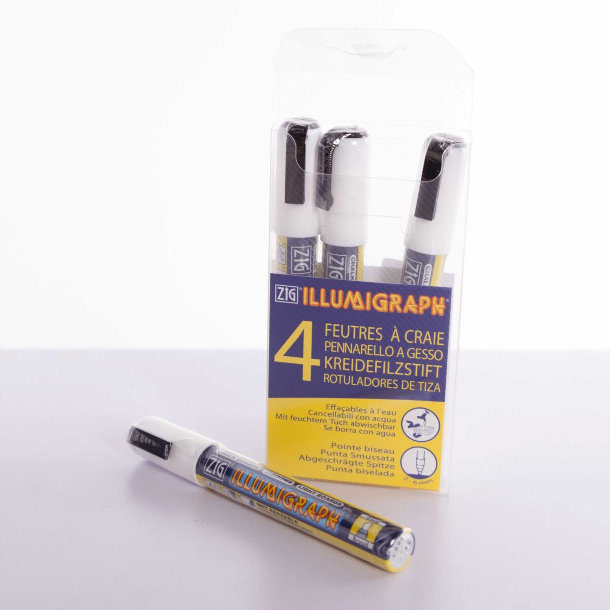 White Liquid Chalk Pens (4 Pack)