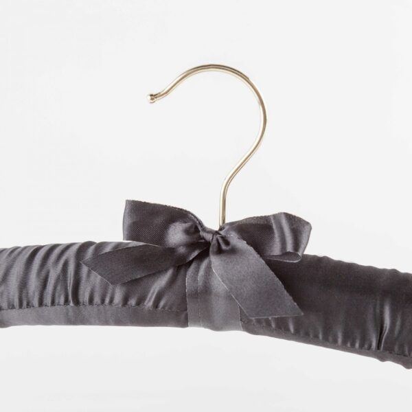 Black Satin Padded Hangers (420 mm)