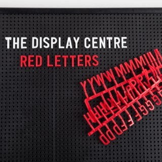 Red Letters For Letter Boards 19 mm (282 pieces)