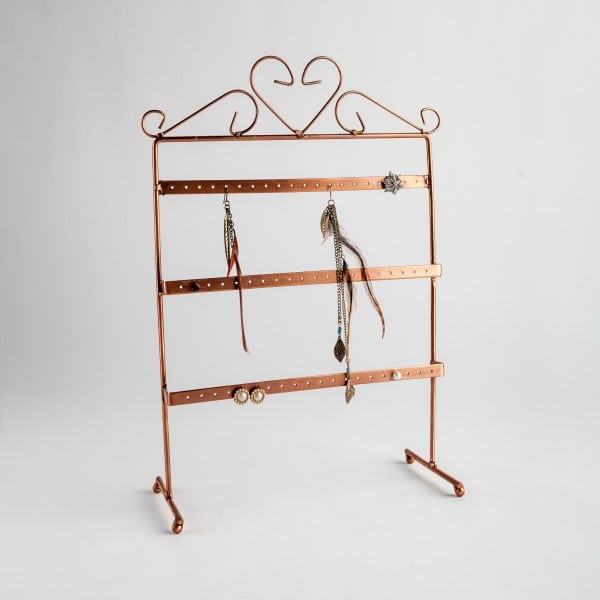 Copper Earring Display Stand