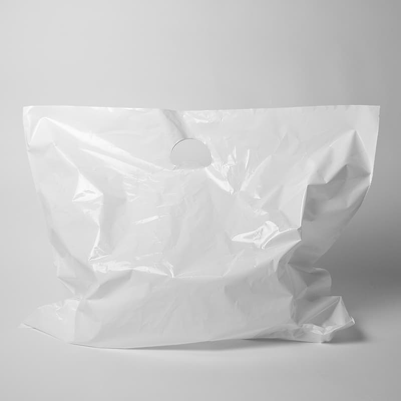 Extra Extra Large White Carrier Bags 45 Mic (250Pc)