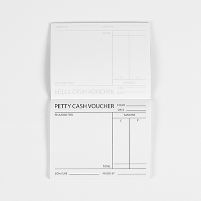 6 Petty Cash Books for Retail 127 x 102 mm