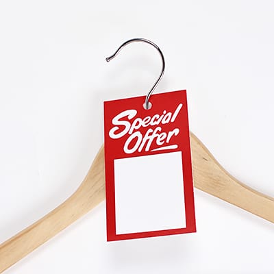 Special Offer Hanger Tickets (500 Pack)