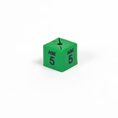 Children's Size Marker Cubes For Hangers (50 Pack)