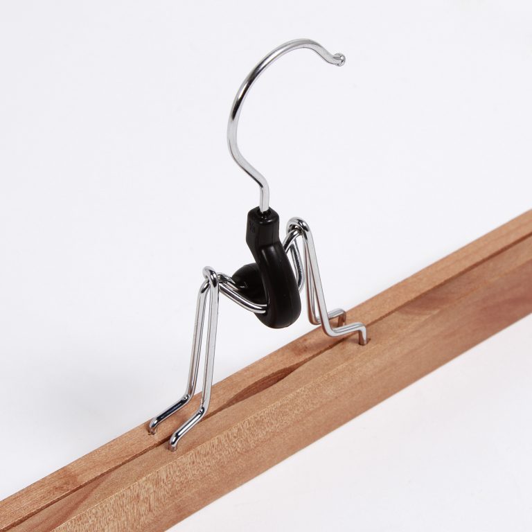 Wooden Clamp Hangers for Skirts & Trousers The Display Centre