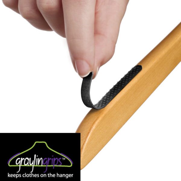 GraylinGrips: Narrow Black Hanger Grips