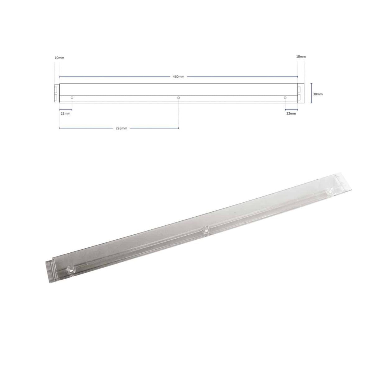 460mm Plastic Wall Strip (Suits 415332 & 415333)