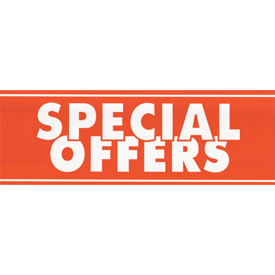 Special Offers Poster 1000 x 350 mm