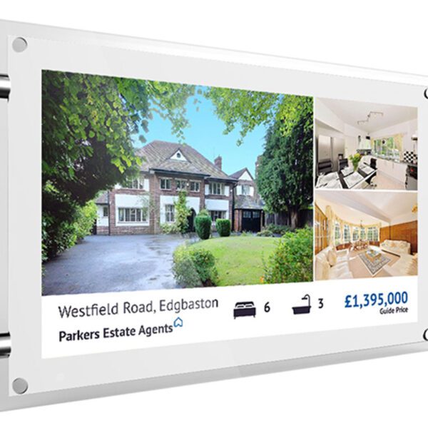 Digital display screens for Real Estate Offices
