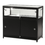 390765 Black Glass Counter with Lights – 13 Glass