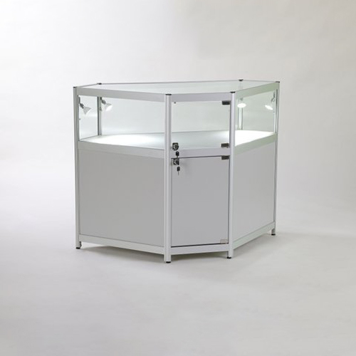order corner glass display cabinet with fast delivery