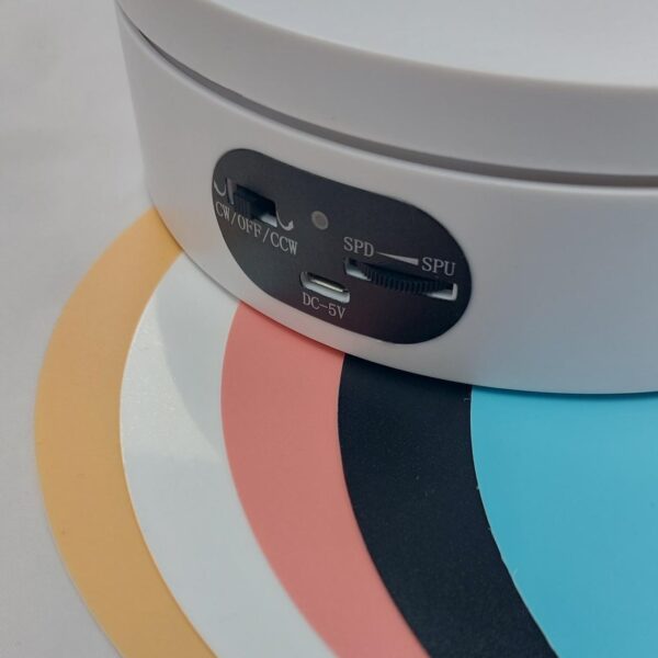 Display Turntable with choice of colour tops