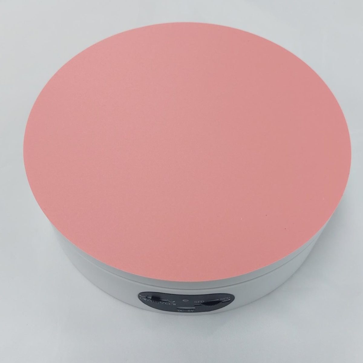 285535 Motorised Turntable White 16cm Pink Top
