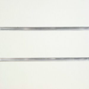 White Slatwall Panel - MDF Melamine - 1200mm x 1200mm - Aluminium Inserts