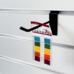 150130 Single Prong Slatwall Hook Black 150 mm