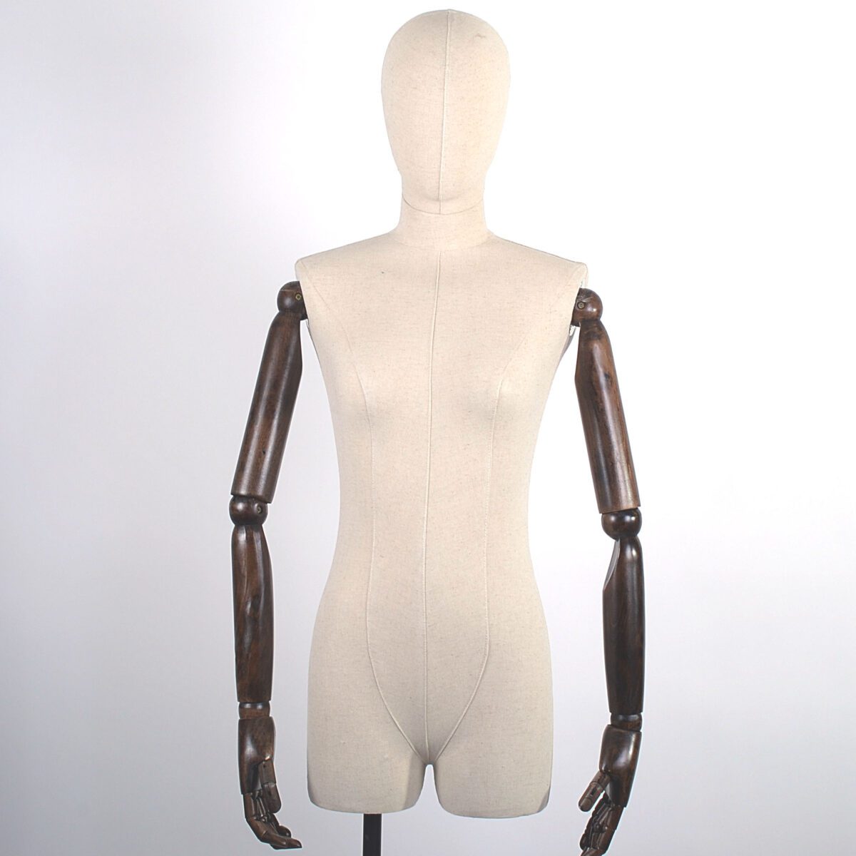 Articulated Mannequins Supplied With Wooden Arms