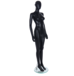 Black Egghead Female Mannequin with ears 205415 2