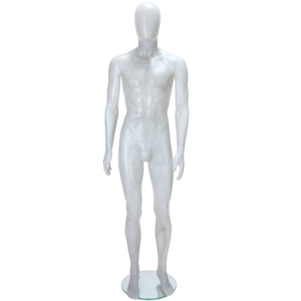 Speckled Egghead Male Mannequin 205490 A