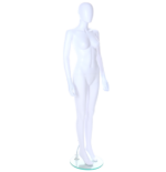 White Egghead Female Mannequin with ears 205405 2