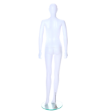 White Egghead Female Mannequin with ears 205405 4