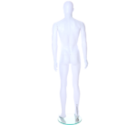 White Egghead Male Mannequin with ears 205410 4