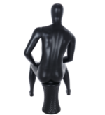 Black Sitting Male Mannequin 205460 4