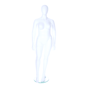 Plus Size White Egghead Female Mannequin 205475s