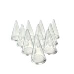 361600 Clear Acrylic Ring Cones 40mm (10 Pack) 1