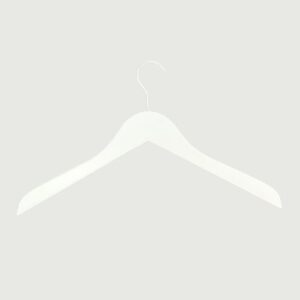 Matt White Top Hangers with Grips 38cm (2)