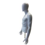 Polycarbonate Egghead Male Torso Counter Standing