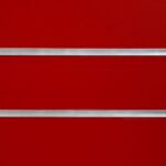 145180 Red slatwall panel