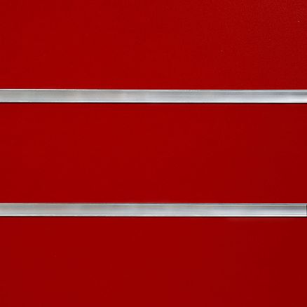 145180 Red slatwall panel