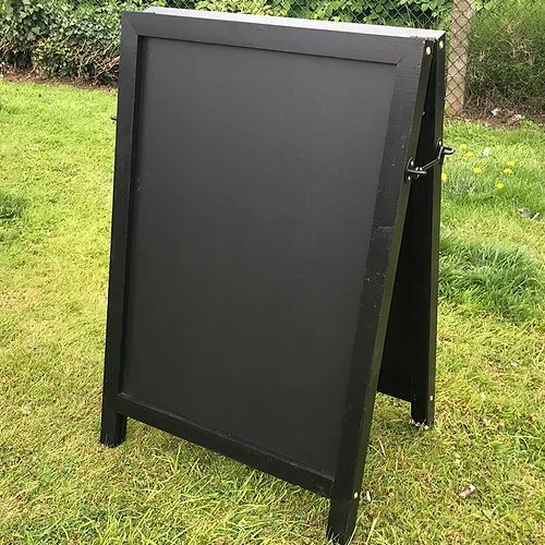 455242 A frame chalkboard