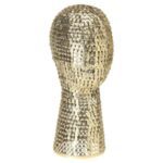 215275 Faceless Gold Lattice Mannequin Head