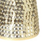 215275 Faceless Gold Lattice Mannequin Head