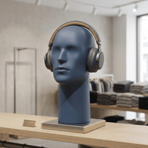 Male Display Head With Features