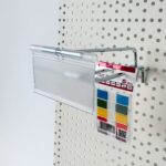 180102 Pegboard Euro Hook With Ticket Arm