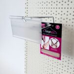 180103 Pegboard Euro Hook With Ticket Arm