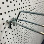 Pegboard Euro Hook With Ticket Arm