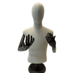 Male Half Body Countertop Mannequin