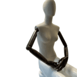 Articulated Female Sitting Mannequin