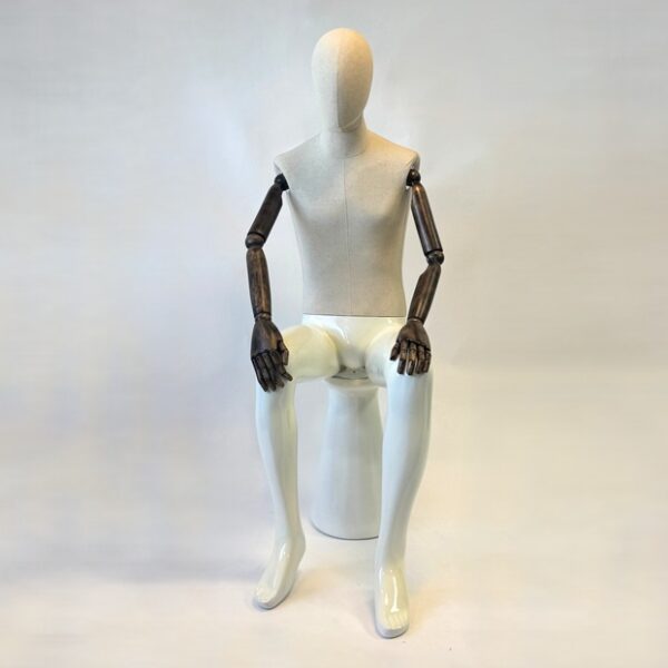 206160 Articulated Male Sitting Mannequin