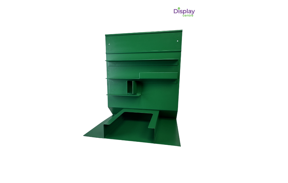 Bespoke Walraven Display Stand on a White background with The Display Centre logo
